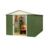 Yardmaster Abri de jardin métal Acier galvanisé Vert 7.18m²
