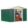 Yardmaster Abri de jardin métal Acier galvanisé Vert 8.48m²