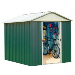 Yardmaster Abri de jardin métal Acier galvanisé Vert 12m²