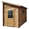 Gardy Shelter Abri de jardin bois 5 à 10 m² Bois Marron 5.96m²