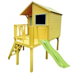 Aléo by Trigano Cabanes enfants Bois massif Bois naturel
