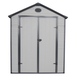 Jôbu Abri de jardin résine Polypropylène Gris 5.32m²