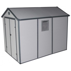 Jôbu Abri de jardin résine Polypropylène Gris 5.32m²