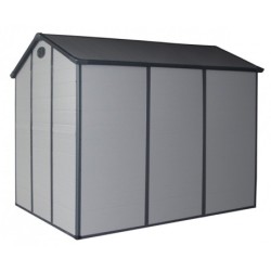 Jôbu Abri de jardin résine Polypropylène Gris 5.32m²
