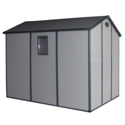 Jôbu Abri de jardin résine Polypropylène Gris 5.32m²