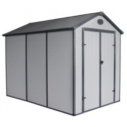 Jôbu Abri de jardin résine Polypropylène Gris 5.32m²