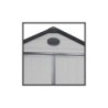 Jôbu Abri de jardin résine Polypropylène Gris 5.32m²