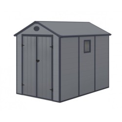 Jôbu Abri de jardin résine Polypropylène Gris 5.32m²