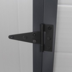 Jôbu Abri de jardin résine Polypropylène Gris 5.32m²