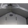 Jôbu Abri de jardin résine Polypropylène Gris 5.32m²
