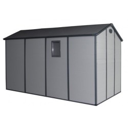 Jôbu Abri de jardin résine Polypropylène Gris 6.99m²