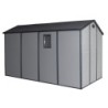 Jôbu Abri de jardin résine Polypropylène Gris 6.99m²