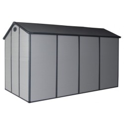 Jôbu Abri de jardin résine Polypropylène Gris 6.99m²