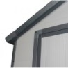 Jôbu Abri de jardin résine Polypropylène Gris 6.99m²