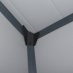 Jôbu Abri de jardin résine Polypropylène Gris 6.99m²