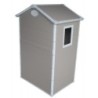 Jôbu Abri de jardin résine Polypropylène Beige 1.34m²