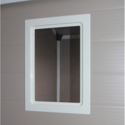Jôbu Abri de jardin résine Polypropylène Beige 1.34m²