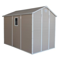 Jôbu Abri de jardin résine Polypropylène Beige 5.32m²
