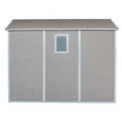 Jôbu Abri de jardin résine Polypropylène Beige 5.32m²