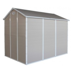 Jôbu Abri de jardin résine Polypropylène Beige 5.32m²