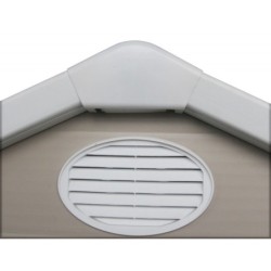 Jôbu Abri de jardin résine Polypropylène Beige 5.32m²