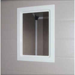 Jôbu Abri de jardin résine Polypropylène Beige 5.32m²