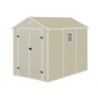 Jôbu Abri de jardin résine Polypropylène Beige 5.32m²