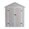 Jôbu Abri de jardin résine Polypropylène Beige 6.99m²
