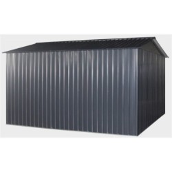 X-Metal Abri de jardin métal Acier galvanisé Gris 10.85m²