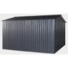 X-Metal Abri de jardin métal Acier galvanisé Gris 10.85m²