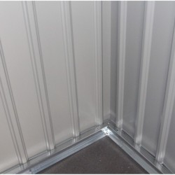 X-Metal Abri de jardin métal Acier galvanisé Gris 10.85m²
