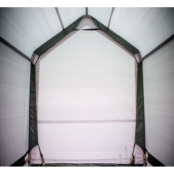 Habrita Abris de jardin en toile Toile en polyéthylène Vert 3.35m²