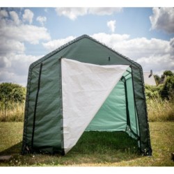 Habrita Abris de jardin en toile Toile en polyéthylène Vert 13.30m²