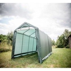Habrita Abris de jardin en toile Toile en polyéthylène Vert 18.60m²