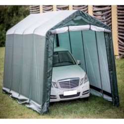Habrita Abris de jardin en toile Toile en polyéthylène Vert 18.60m²