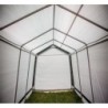 Habrita Abris de jardin en toile Toile en polyéthylène Vert 18.60m²