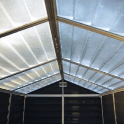 Canopia by Palram Abri de jardin résine Polycarbonate Gris 2.65m²