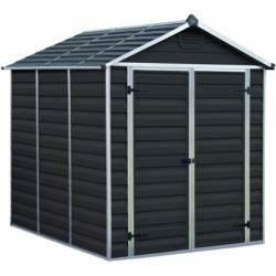 Canopia by Palram Abri de jardin résine Polycarbonate Gris 3.97m²