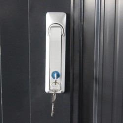 Chalet et Jardin Abri pour vélos Acier galvanisé Gris