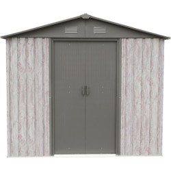 X-Metal Abri de jardin métal Acier galvanisé Beige 4.10m²