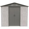 X-Metal Abri de jardin métal Acier galvanisé Beige 4.10m²