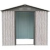 X-Metal Abri de jardin métal Acier galvanisé Beige 4.10m²
