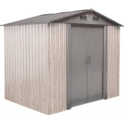 X-Metal Abri de jardin métal Acier galvanisé Beige 4.10m²