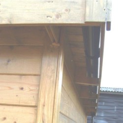 Solid Abri de jardin bois 10 à 15 m² Bois massif Marron 13.71m²