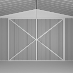 EasyShed Garage métal Acier galvanisé Gris