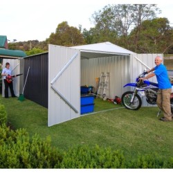 EasyShed Garage métal Acier galvanisé Gris