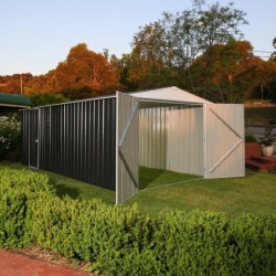 EasyShed Garage métal Acier galvanisé Gris