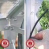 Lams Serre de jardin en verre Gris 7.3m²