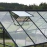 Lams Serre de jardin en verre Gris 8.1m²