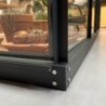 Lams Serre de jardin en verre Gris 0.9m²
